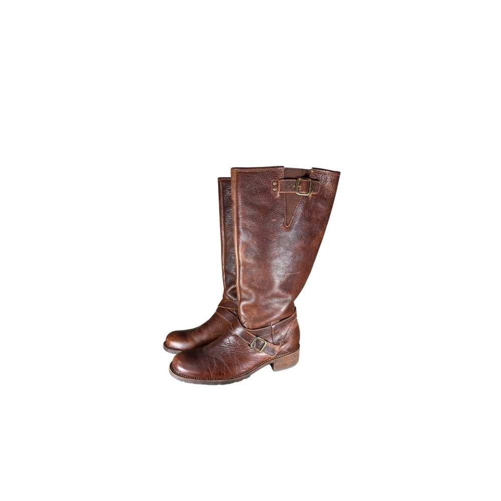 II bean womens
size 9.5 shoes brown leather tall riding boots